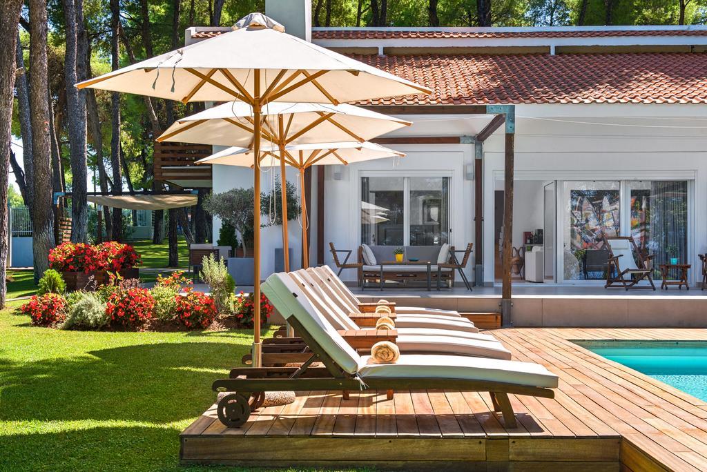The White Villa At Sani Παραλία Σάνη Εξωτερικό φωτογραφία